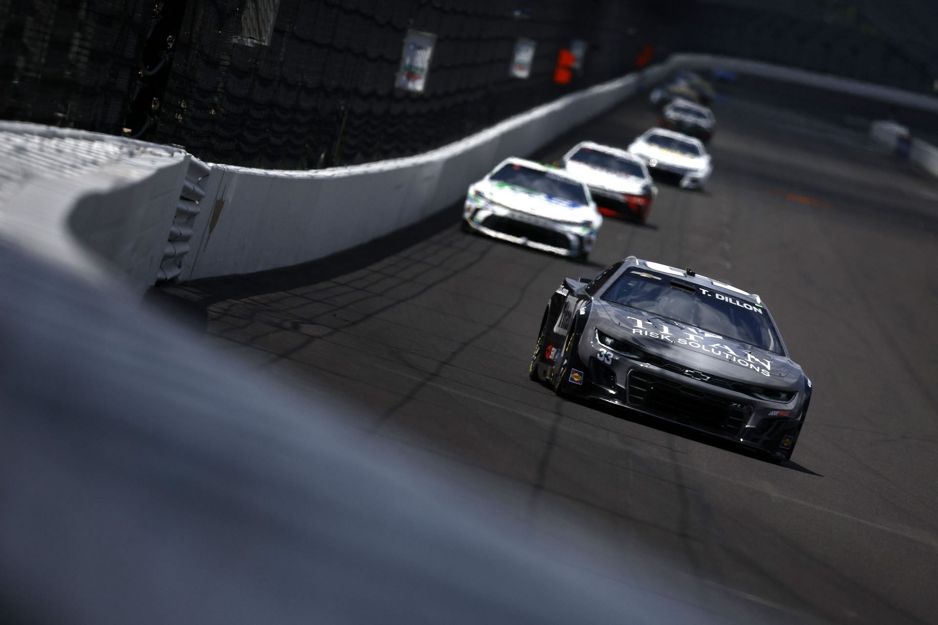 Ty Dillon (33) during the 2025 NASCAR Cup Series Brickyard 400 at Brickyard. Source: Getty