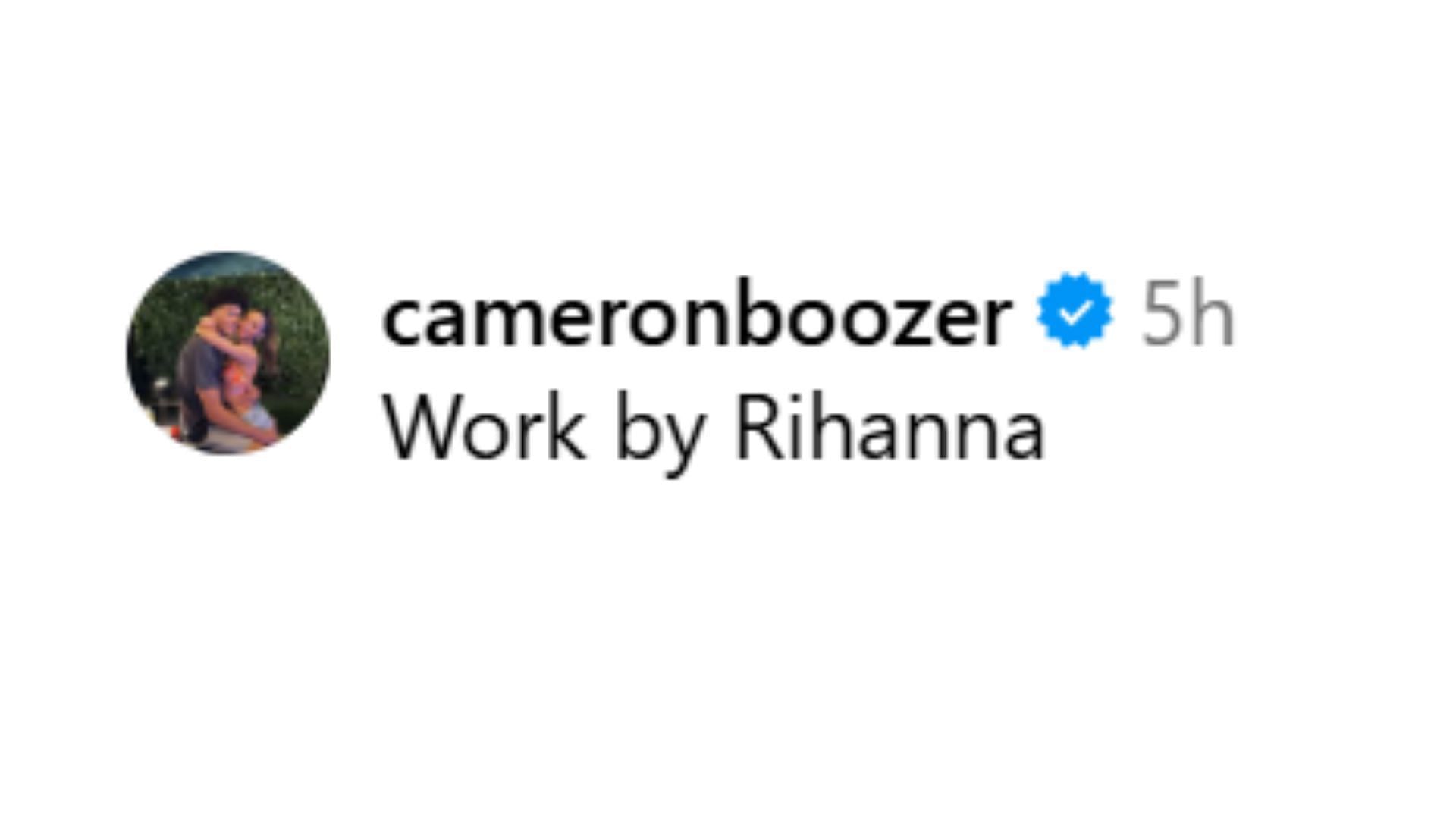 Cameron Boozer&#039;s reaction to Nikolas Khamenia&#039;s Instagram post (Image Source: @nik.khamenia/Instagram)