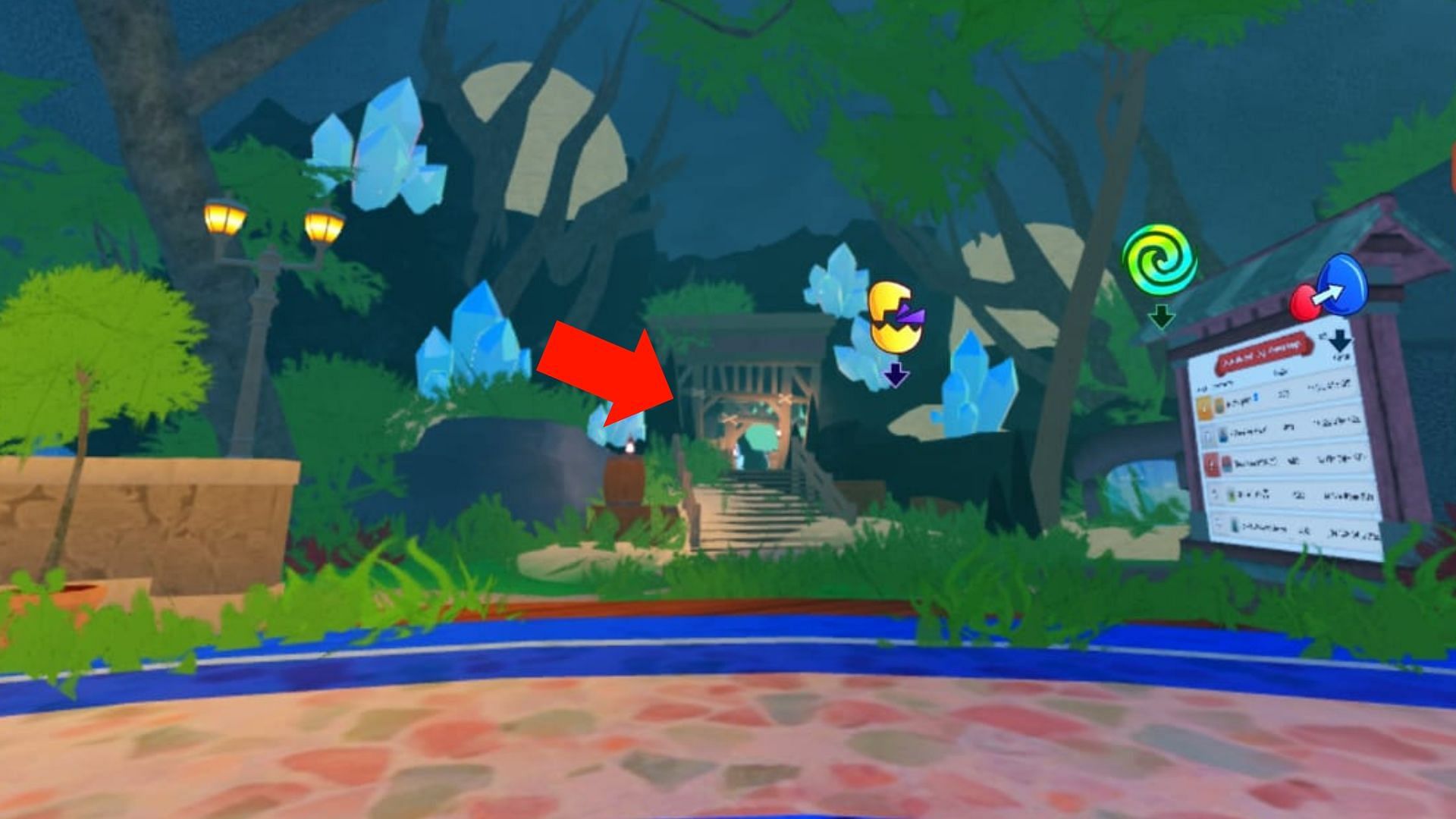 The tunnel that leads to the Time Biome (Image via Roblox)