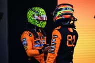 Lando Norris and Oscar Piastri after the F1 Spanish Grand Prix. Source: Getty