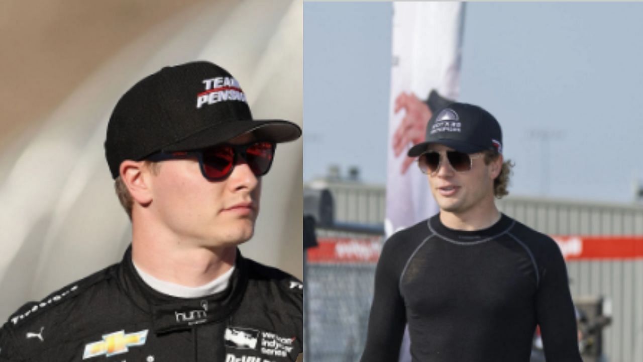 Josef Newgarden and Santino Ferrucci