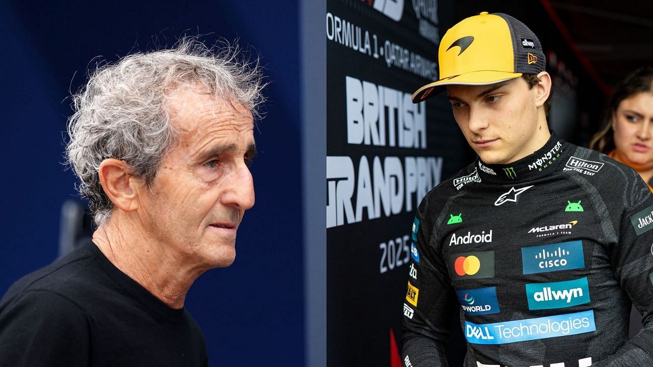 Alain Prost sees a bit of himself in McLaren F1 star Oscar Piastri. [Images via Getty]