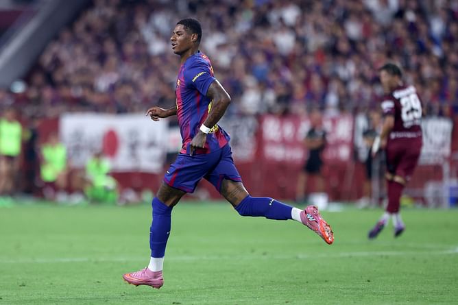 “Flick can make me play good football” - Marcus Rashford makes confident claim after playing first pre-season game at Barcelona