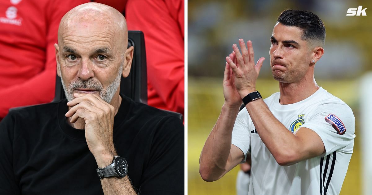Stefano Pioli (left) and Cristiano Ronaldo - both images GETTY
