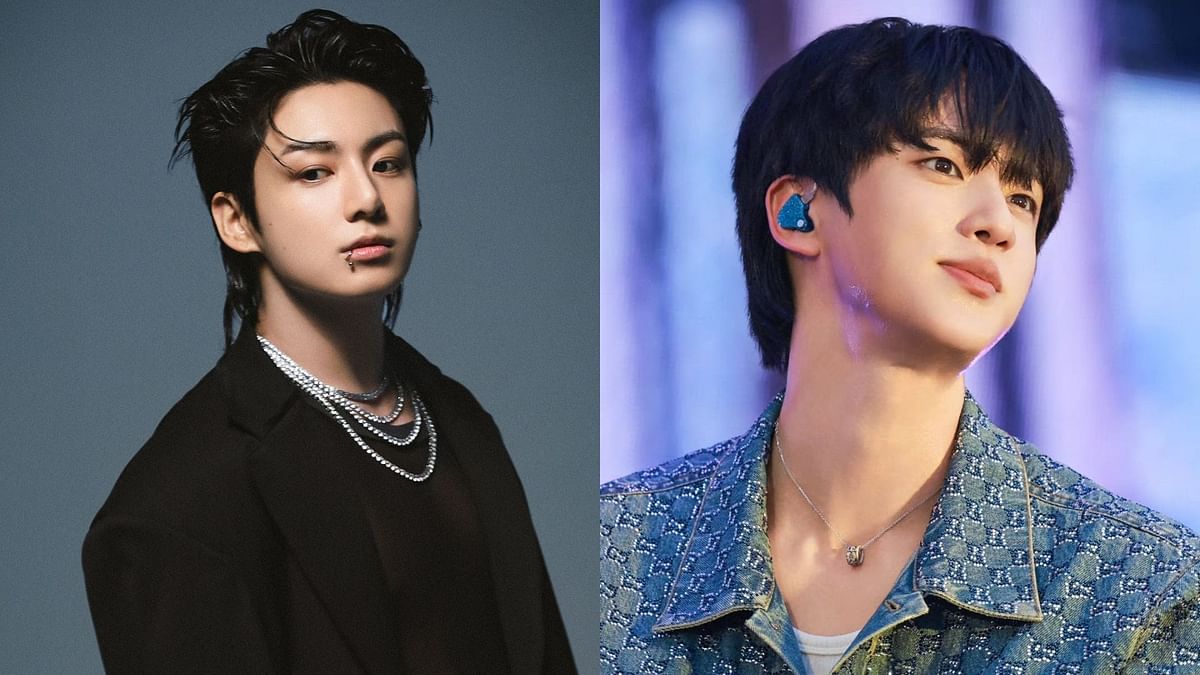 “Biggest supporter”- Fans react as BTS' Jungkook spotted wearing checked shirt from #RUNSEOKJIN_EP.TOUR merch line at Jin’s solo concert