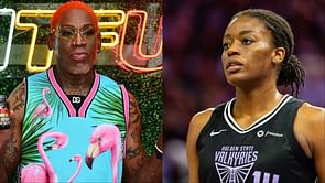 "Dennis Rodman walked so we could run": Valkyries star Temi Fagbenle channels Bulls legend-approved bold bridal look with cryptic message