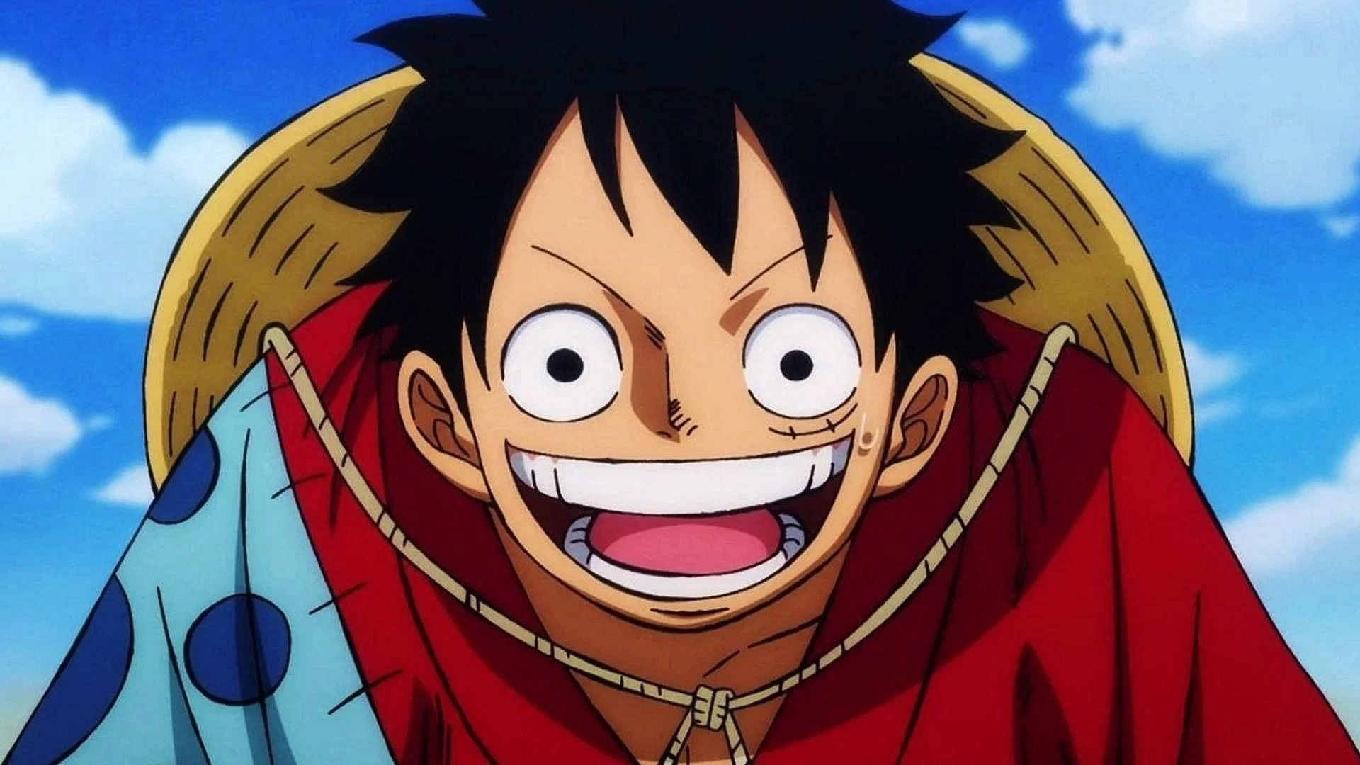 Monkey D. Luffy as seen in the anime series (Image via Toei Animation)