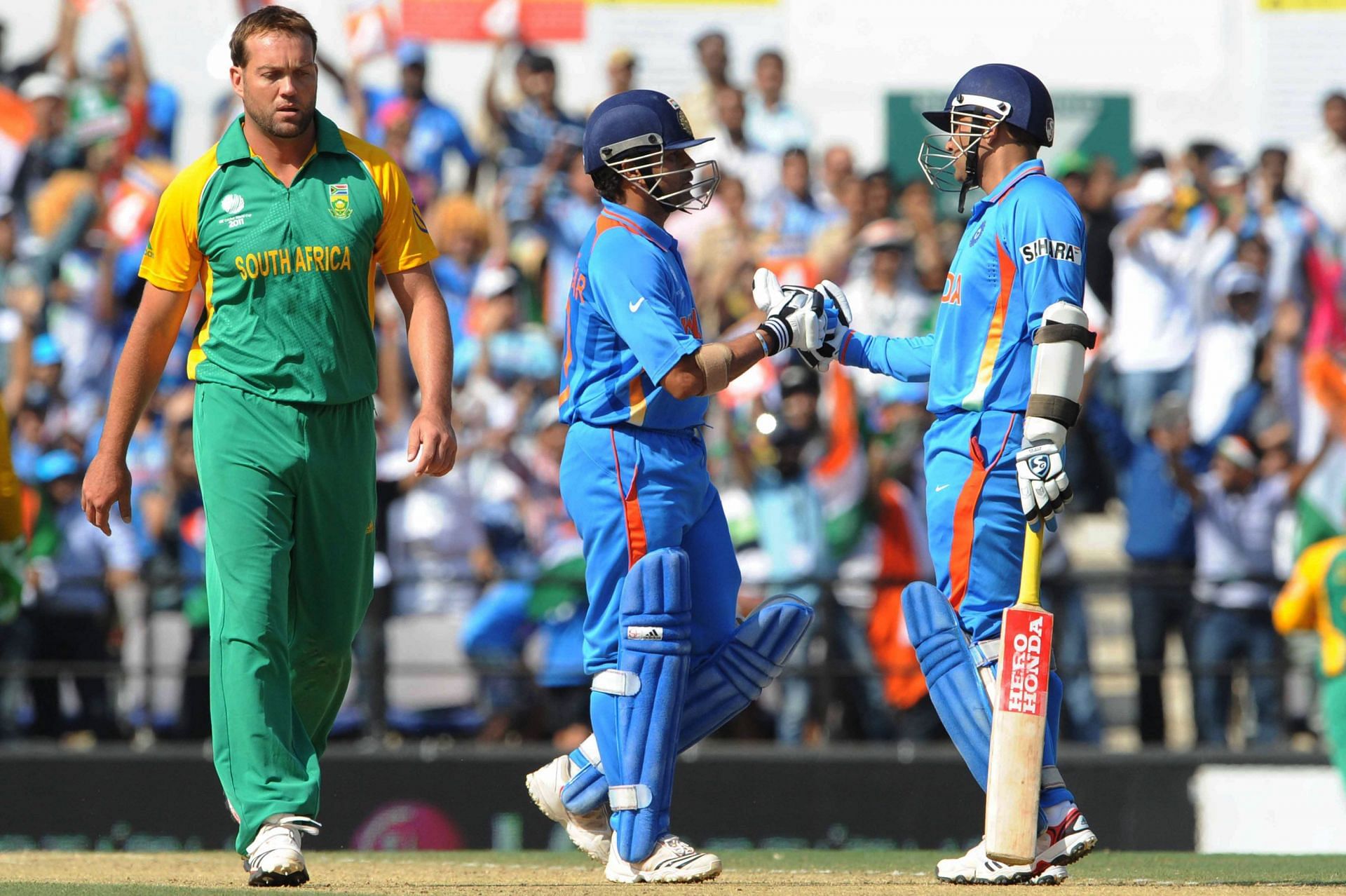 India v South Africa: Group B - 2011 ICC World Cup - Source: Getty
