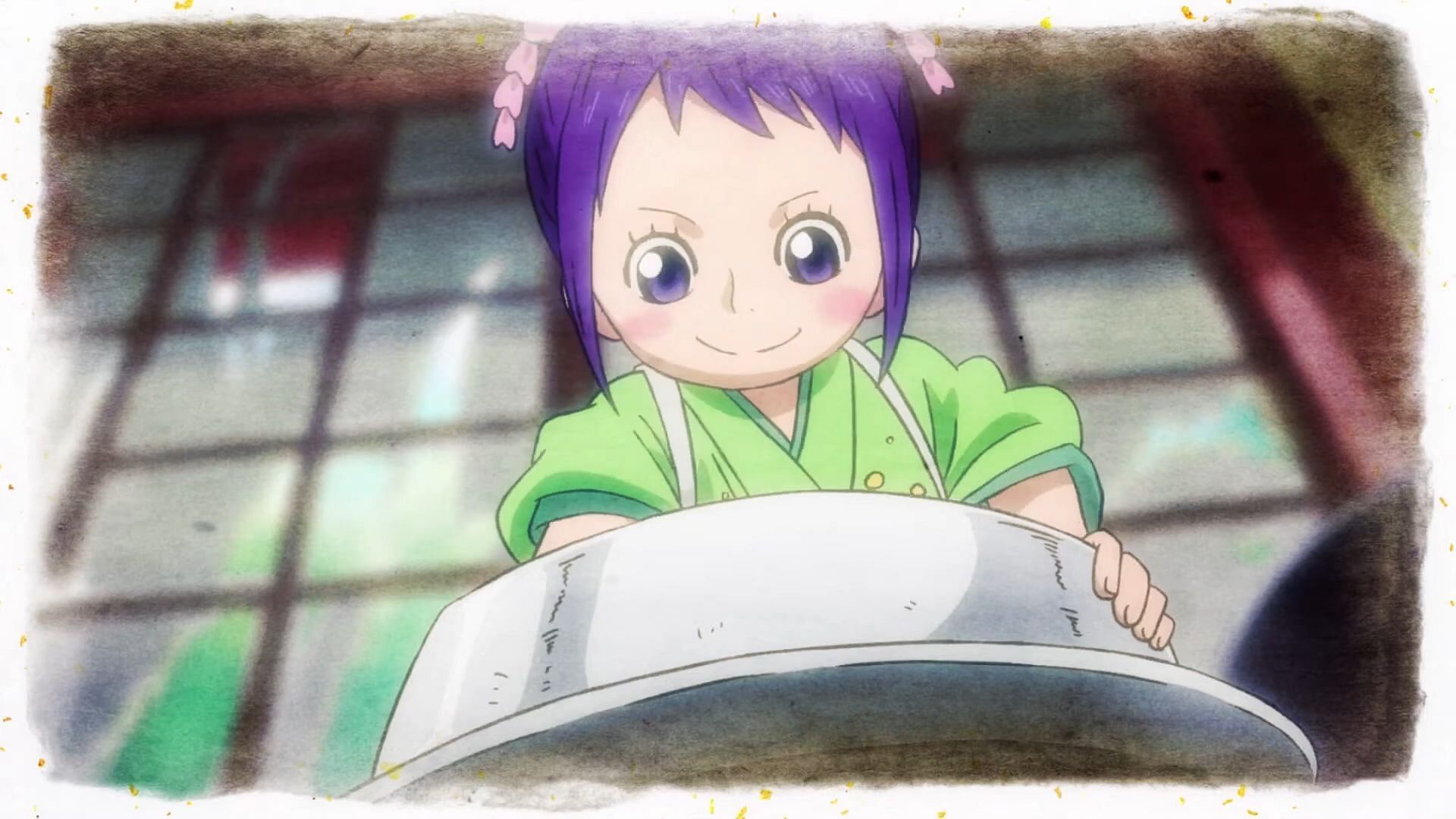 Toma prepares food for Luffy in One Piece (Image via Toei Animation)