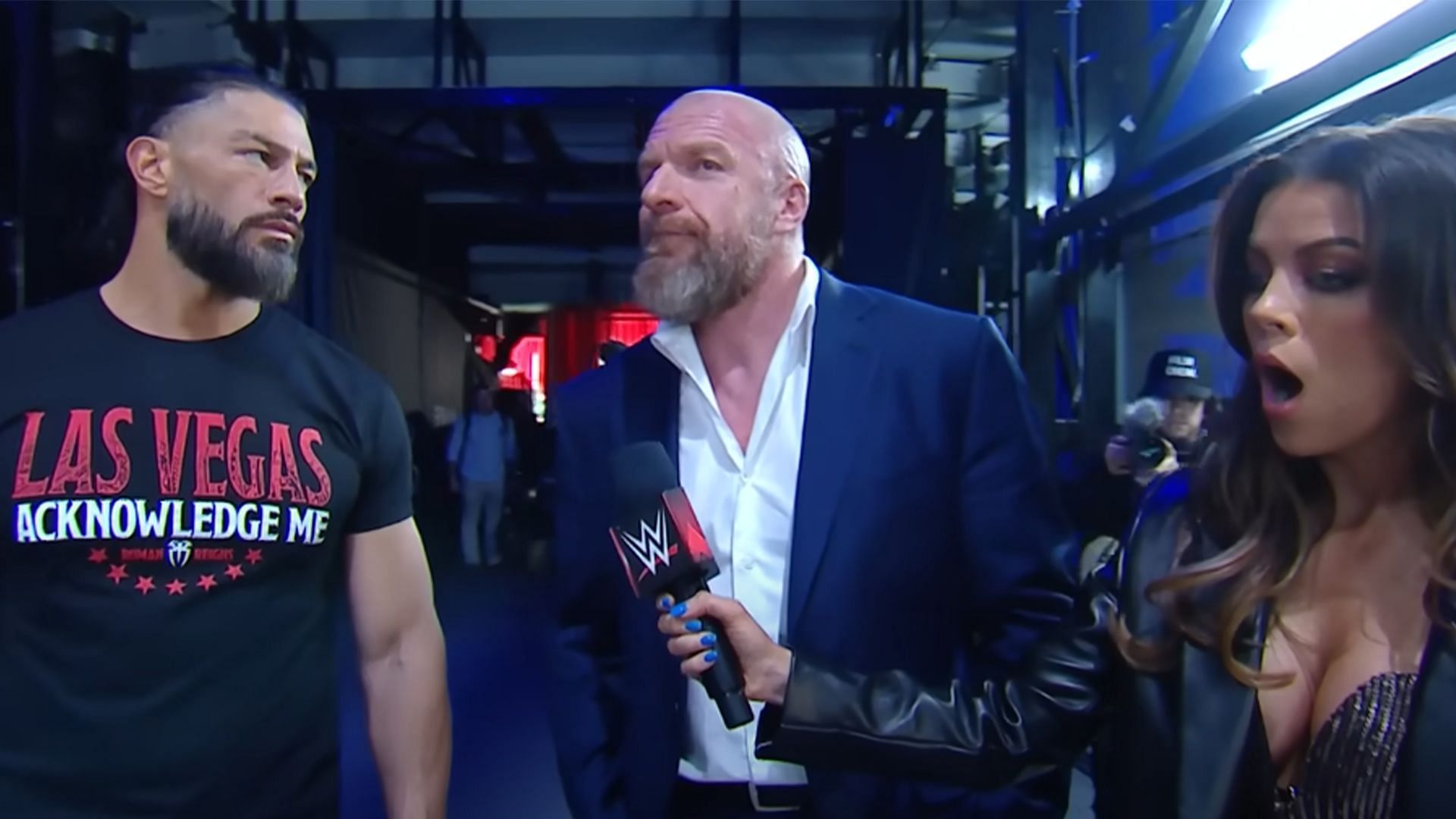 Triple H and Roman Reigns! [Credits: WWE on YouTube]
