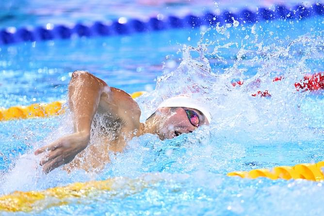 Jack Alexy breaks Caeleb Dressel’s 100m free American record at World Aquatics Championships 2025