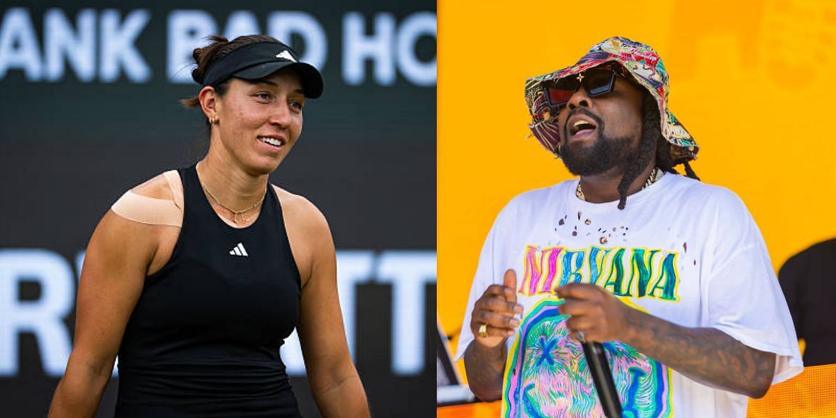 Jessica Pegula meets up with Wale - Image source: Getty
