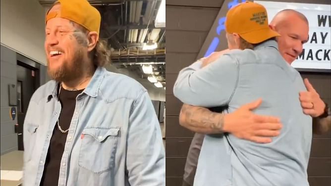 Jelly Roll shares heartfelt moment with Randy Orton ahead of WWE SmackDown