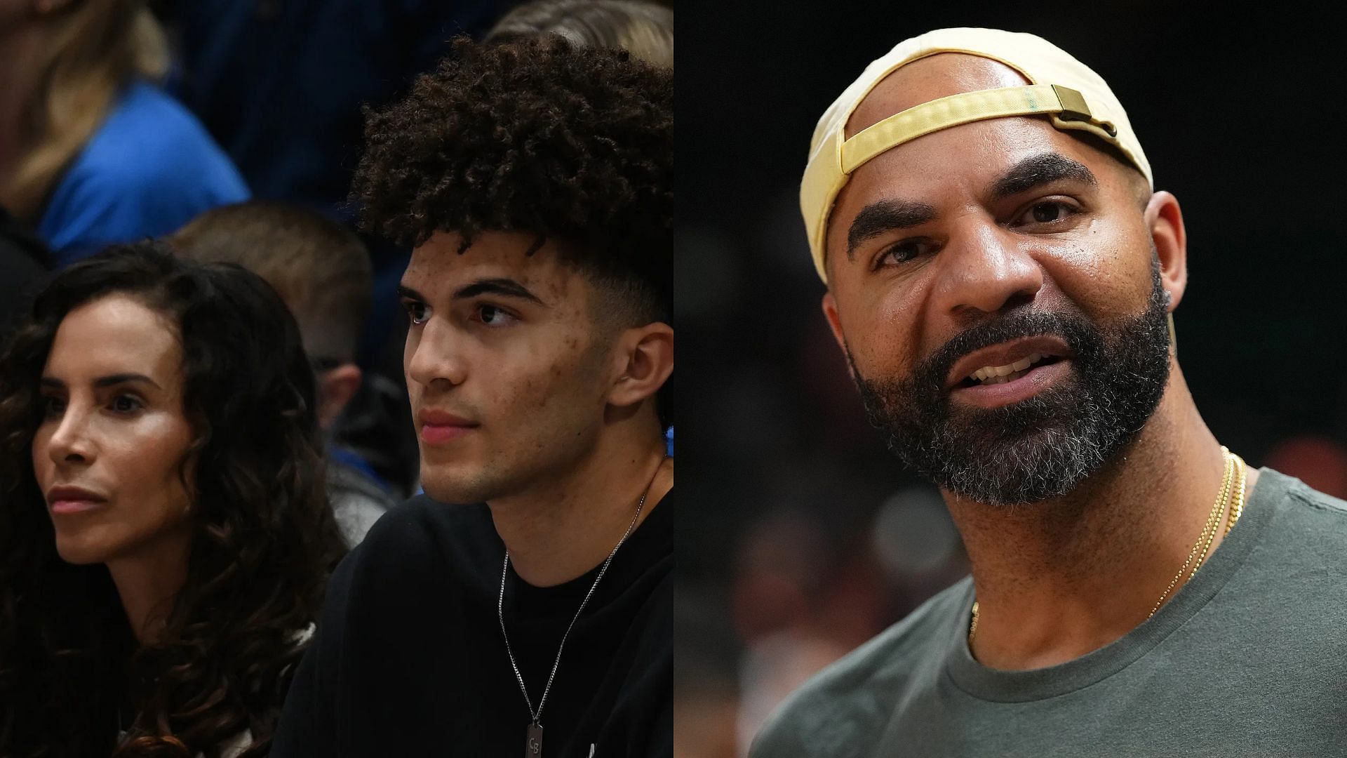 Cameron Boozer and his dad Carlos Boozer
