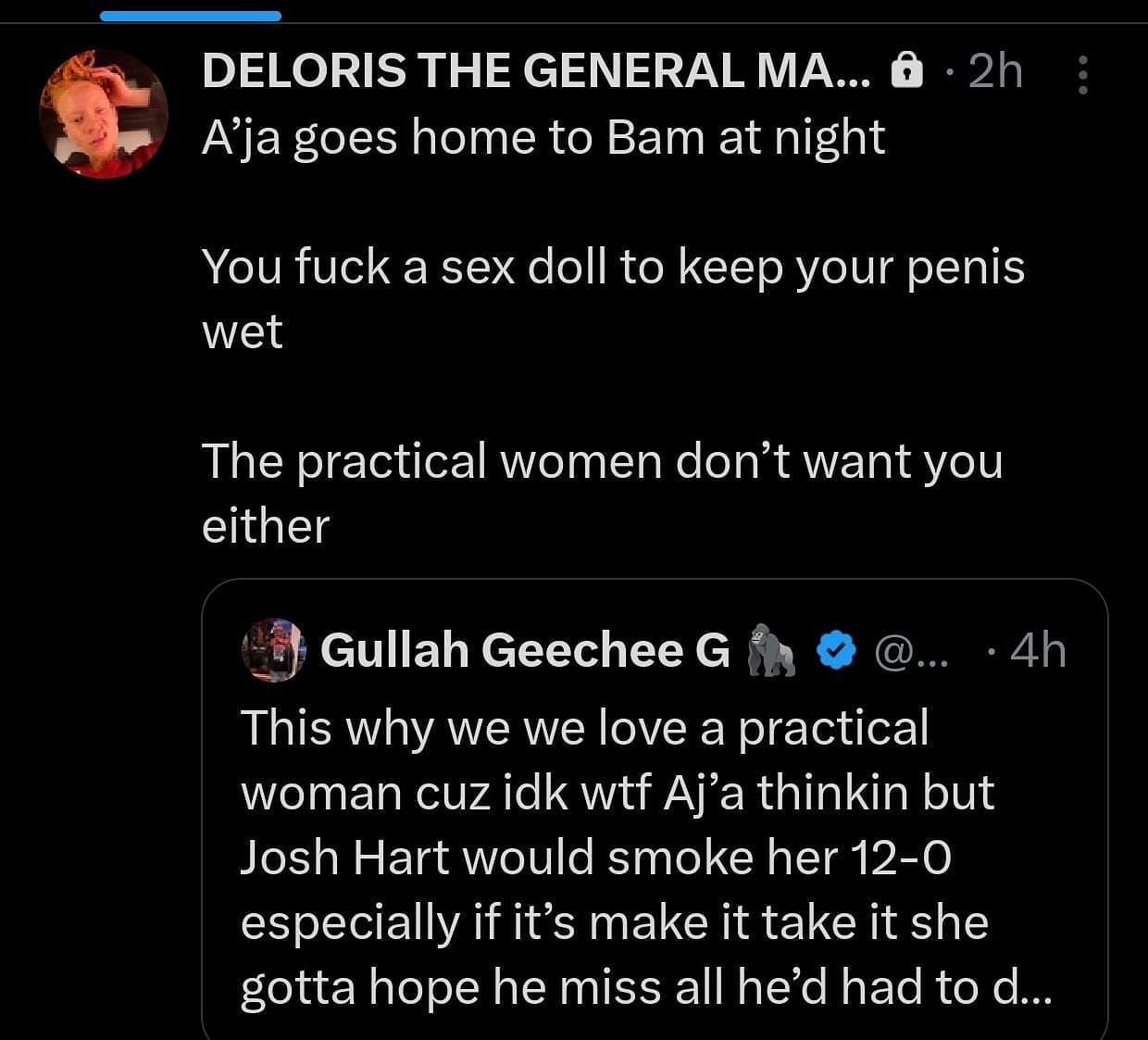 Deloris X post
