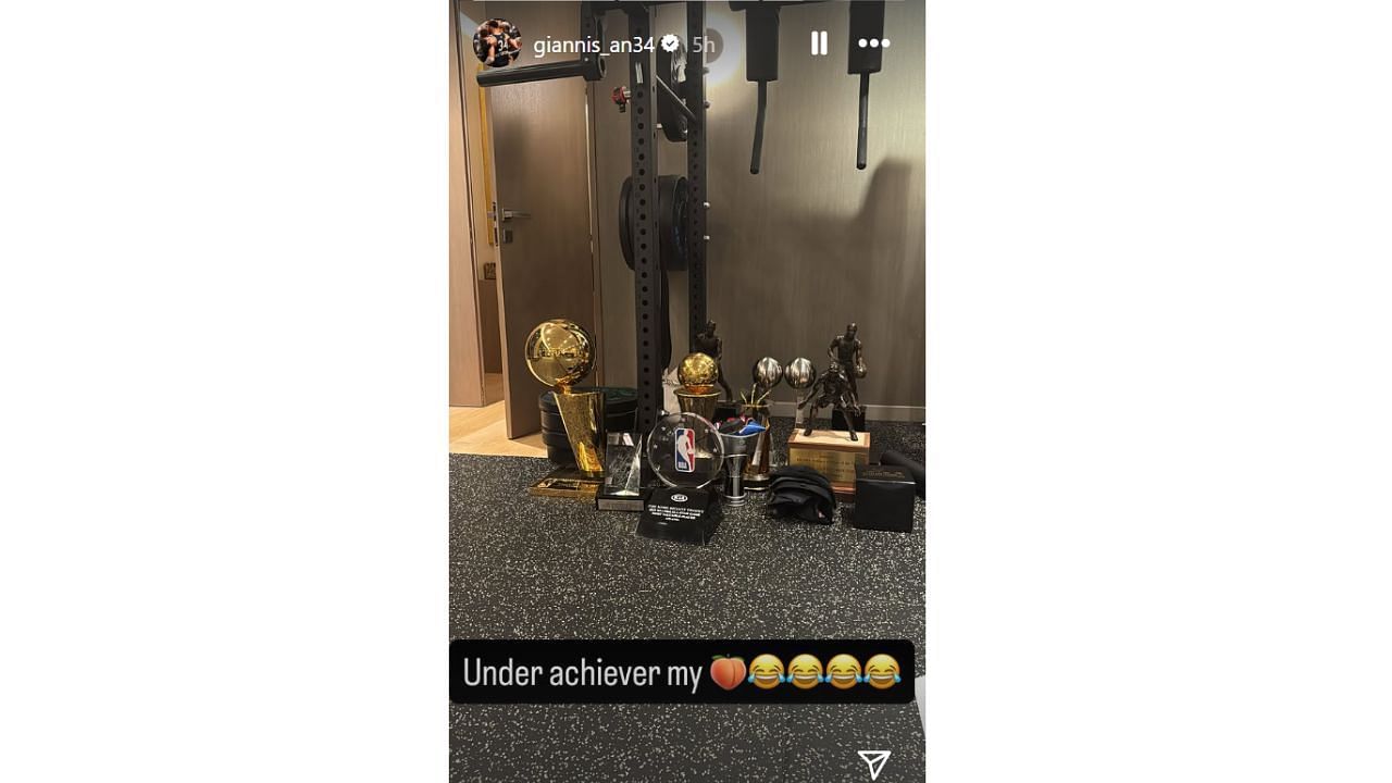 Giannis Antetokounmpo Odpoveď Pondelok na Instagrame v Stephen A. Smith's "menej" Komentáre k nemu. (Foto: @giannis_an34/ig)