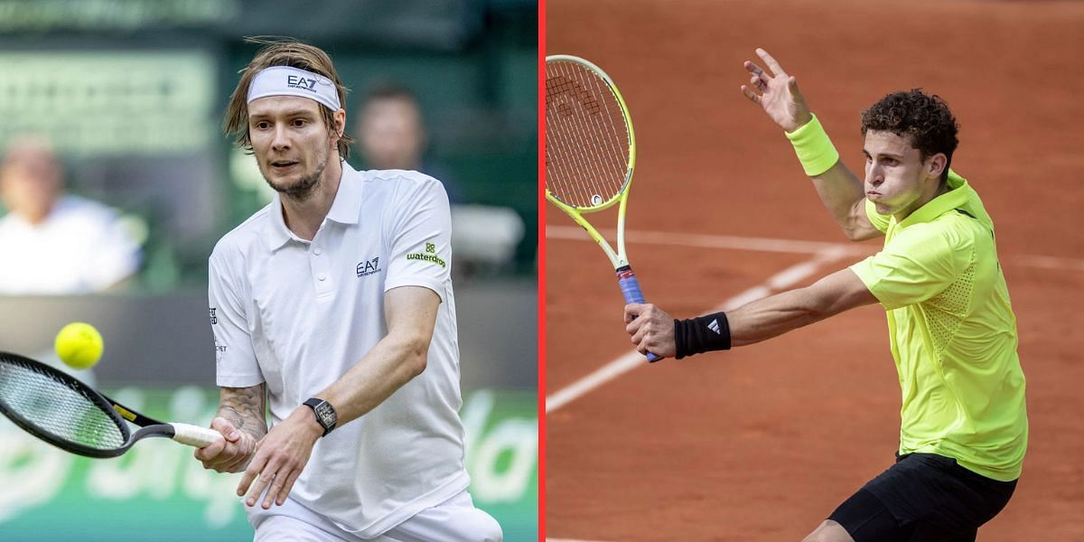 Alexander Bublik (L) and Juan Manuel Cerundolo (R) (Image Source: Getty)