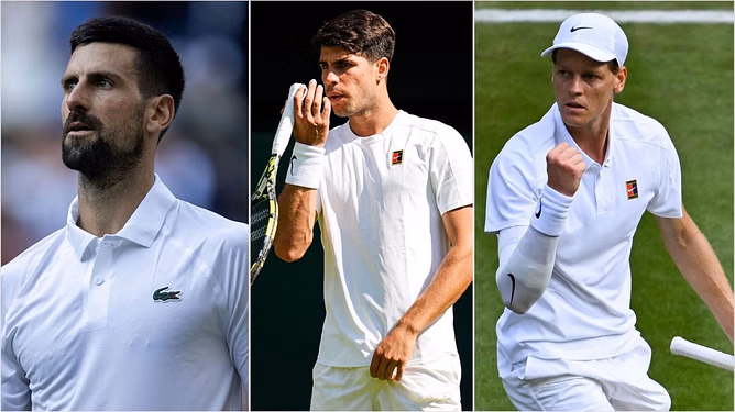 "Novak Djokovic's body wasn't even cold yet" - Fans amused by Carlos Alcaraz's instant nod to Jannik Sinner after Italian's Wimbledon SF win