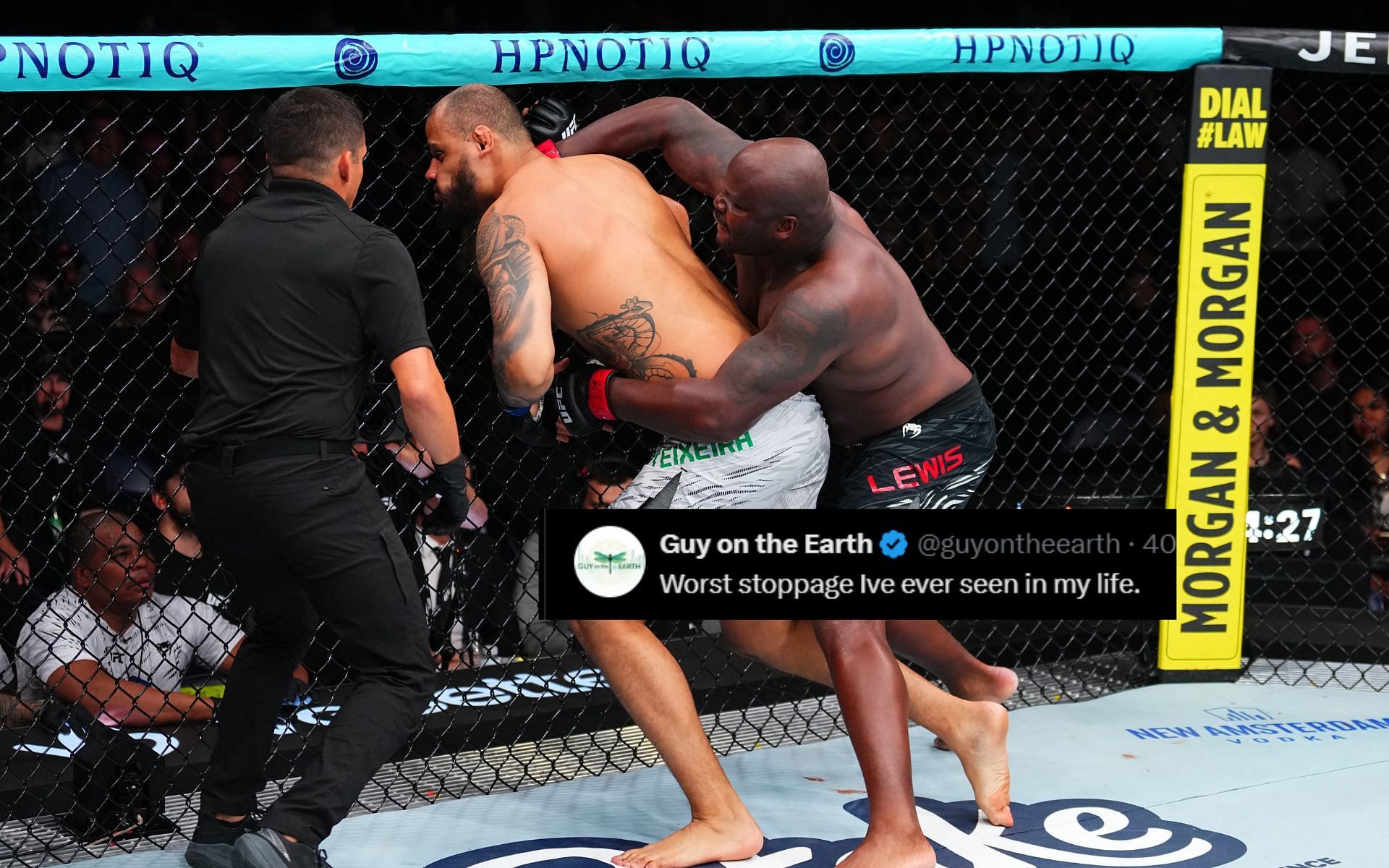 Fans react to Derrick Lewis
