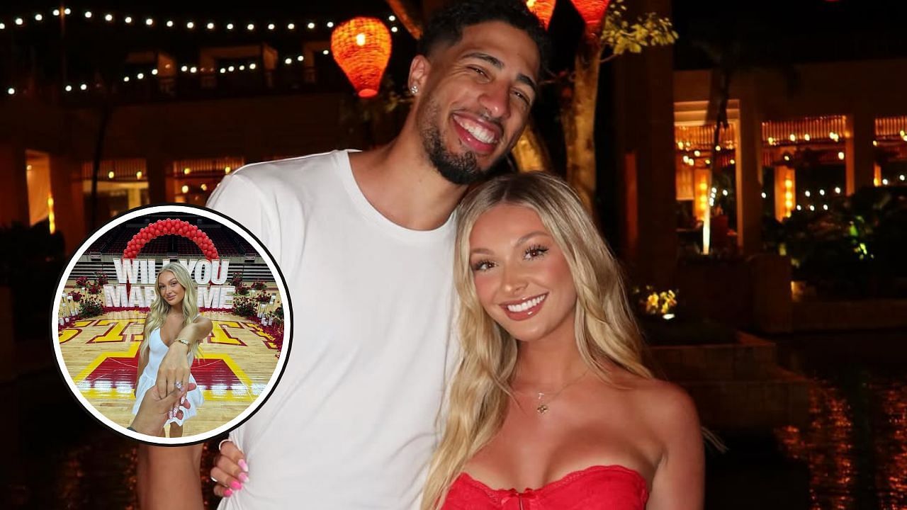 Tyrese Haliburton proposes to Jade Jones (Image Source: INSTAGRAM)