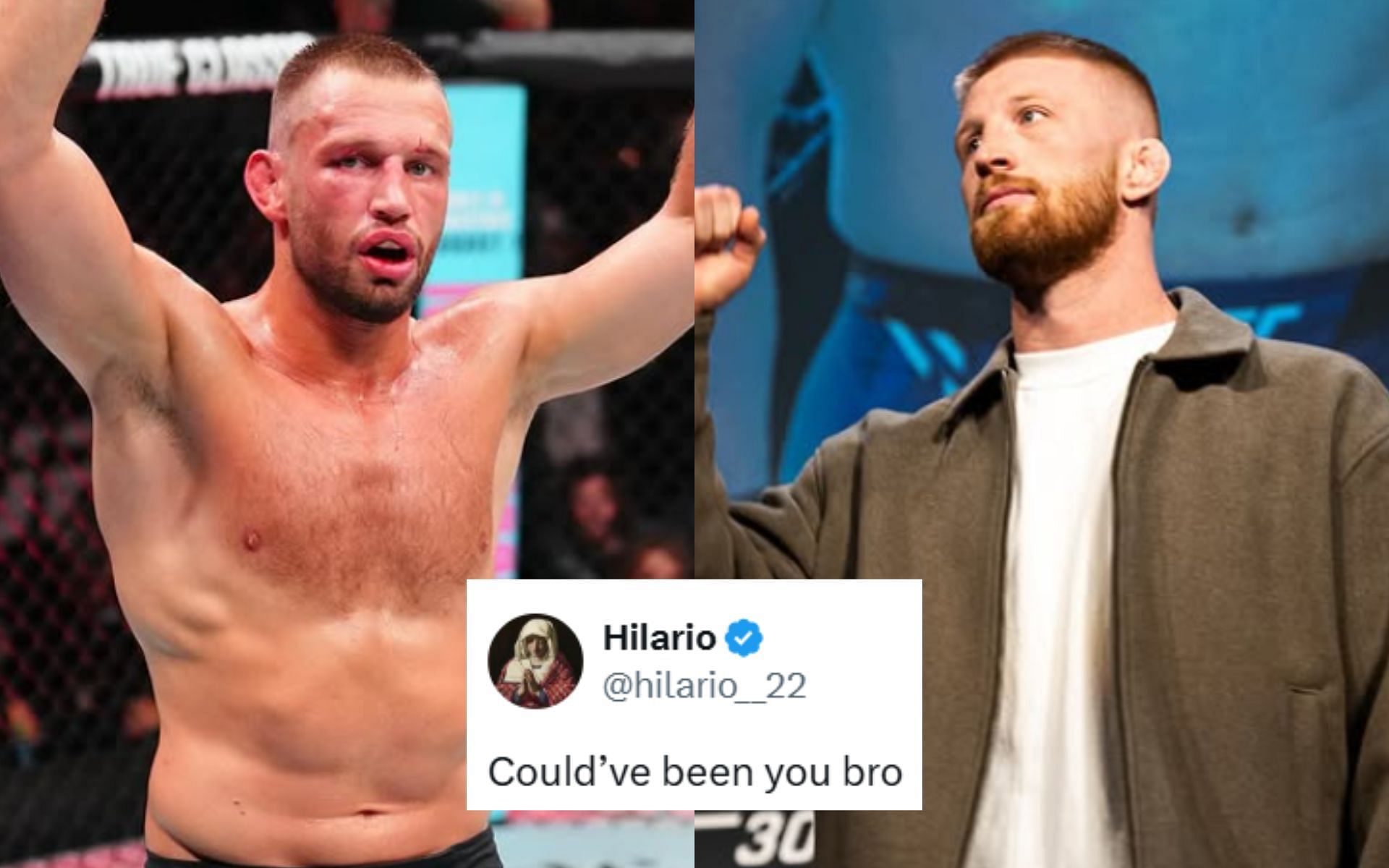 "Brother go 2-3 years in Dagestan" - Fans react as Bo Nickal congratulates Reinier de Ridder for UFC Abu Dhabi win