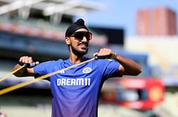 Arshdeep Singh dances on the Old Trafford stairs after India draw ENG vs IND 2025 4th Test [Watch]