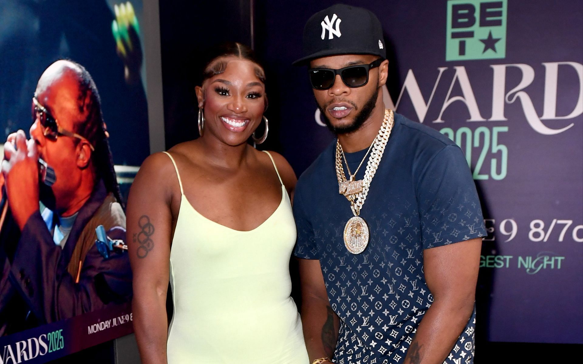 Claressa Shields and Papoose. [Image courtesy: Getty]