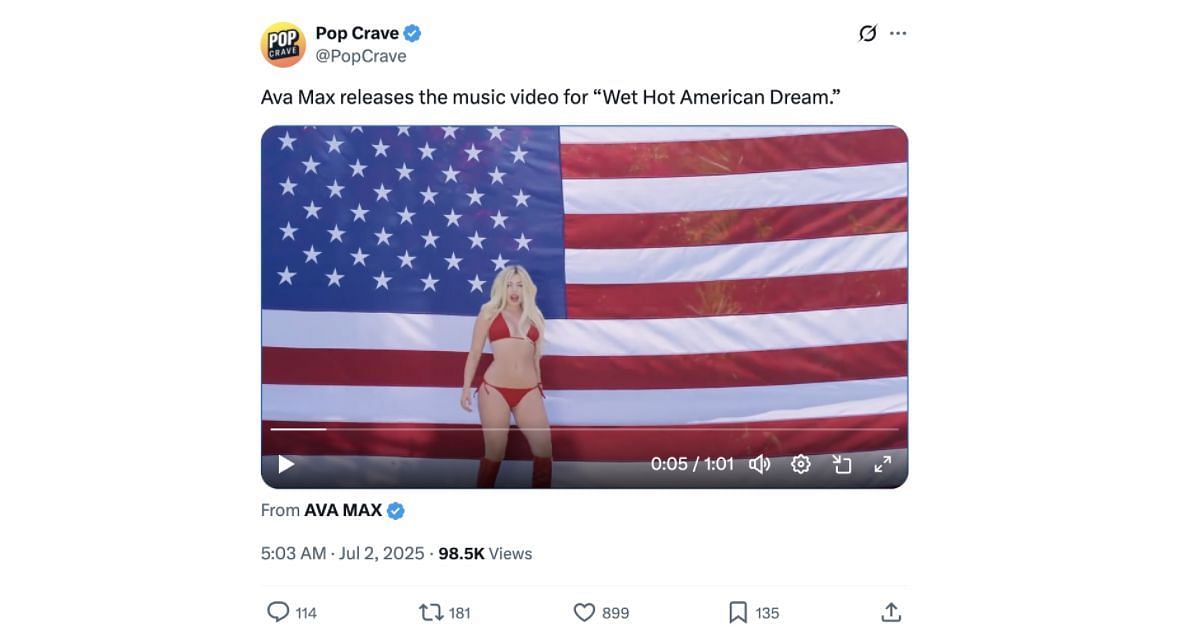 Enter caption Screenshot of Pop Crave&#039;s viral tweet (Image via X/@PopCrave)