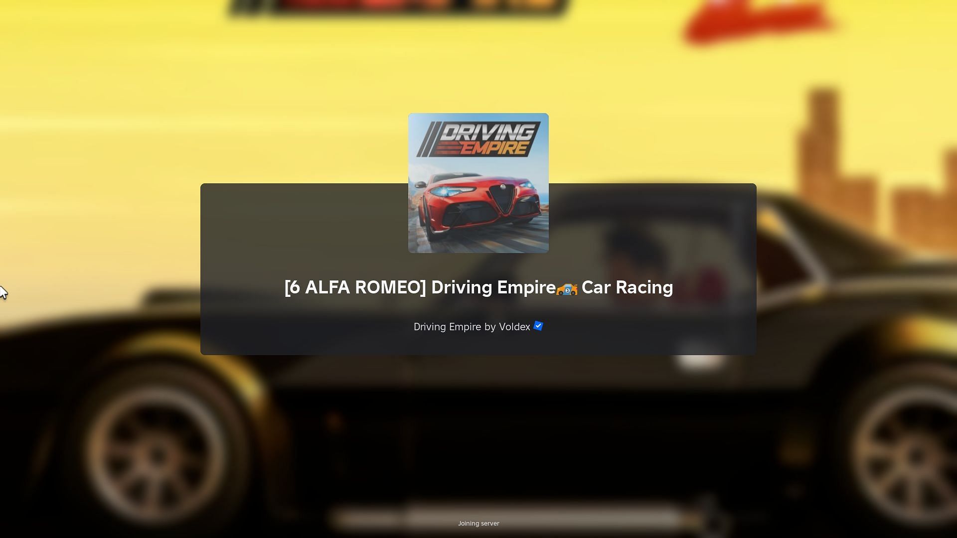 Collect all parts and unlock a new car! (Image via Roblox)