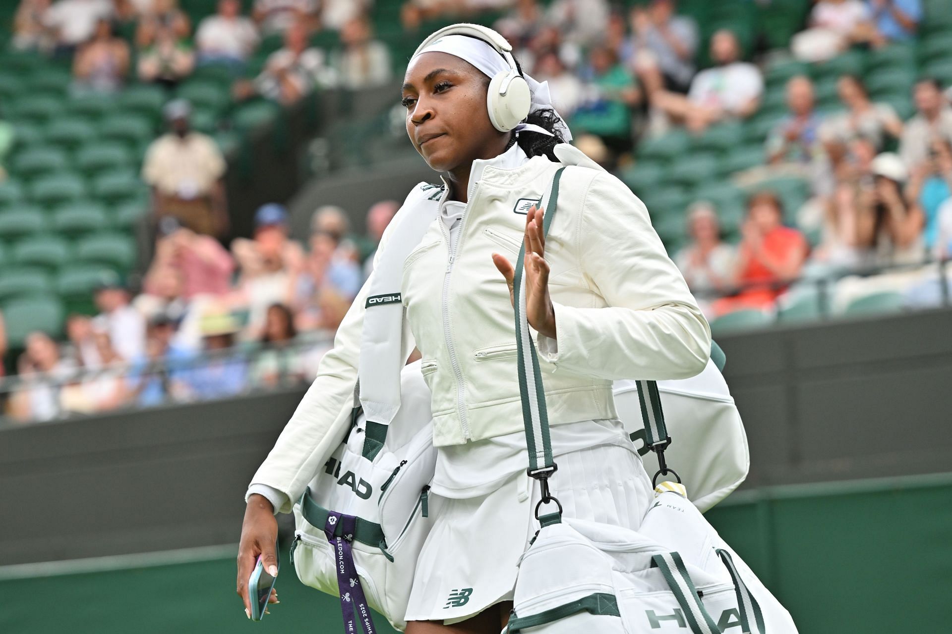 Coco Gauff at Wimbledon 2025 (Image via: Getty)