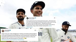 'भारत का मकसद साफ था...,' एजबेस्टन में टीम इंडिया की यादगार जीत; विराट कोहली और सचिन तेंदुलकर समेत इन दिग्गजों ने किया रिएक्ट