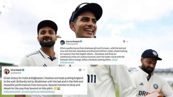 'भारत का मकसद साफ था...,' एजबेस्टन में टीम इंडिया की यादगार जीत; विराट कोहली और सचिन तेंदुलकर समेत इन दिग्गजों ने किया रिएक्ट