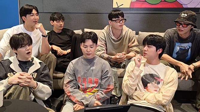 “BTS IS BACK” — Fans emotional as the boy group reunites for first OT7 live in 3 years, reportedly confirming album release in Spring 2026