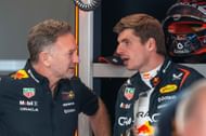 Max Verstappen and Christian Horner at the Austrian Grand Prix - Source: Getty