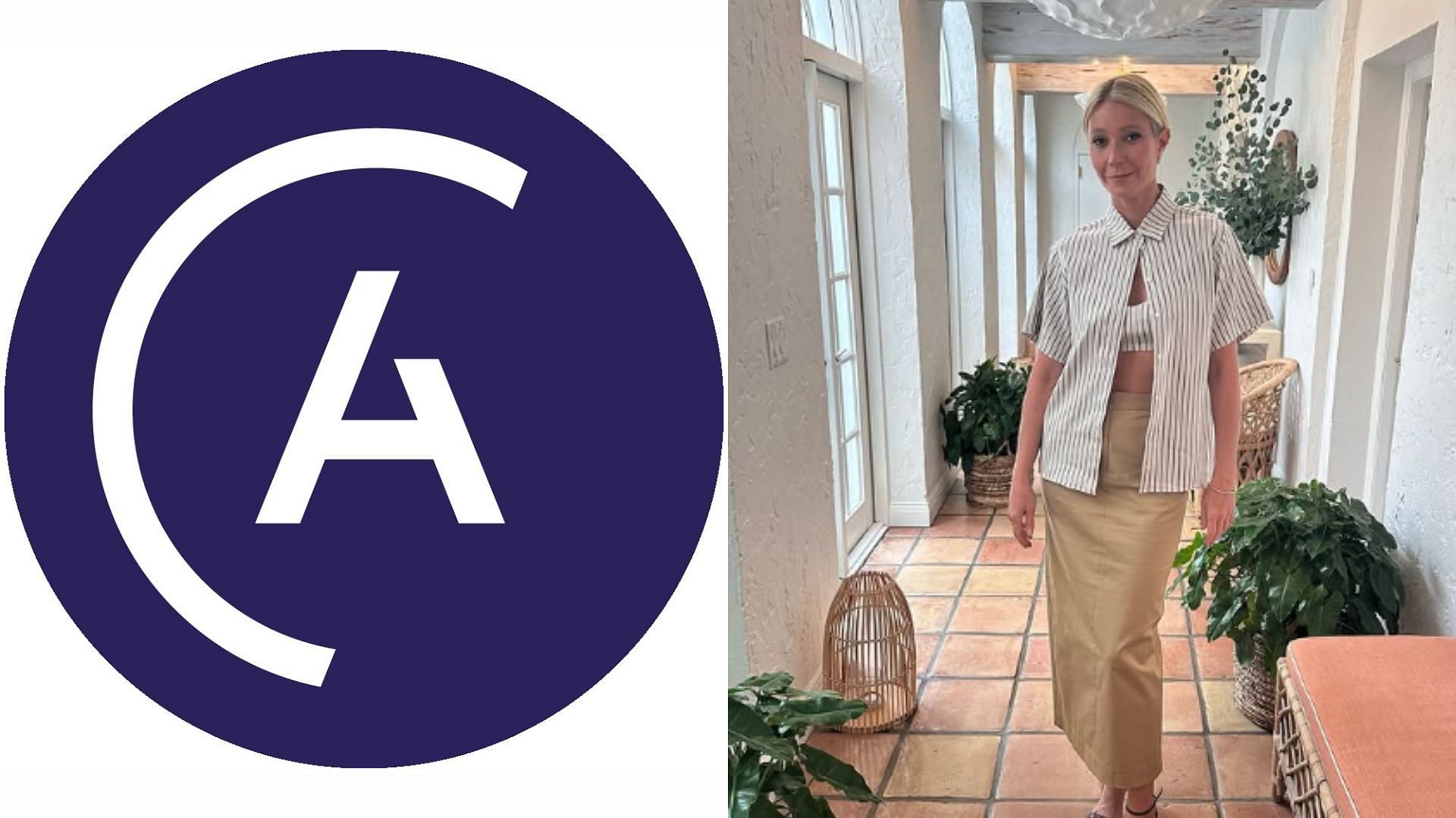 Astronomer logo, Gwyneth Paltrow (Image via Instagram)