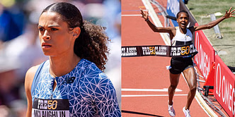 Sydney McLaughlin-Levrone shares raw reaction to Faith Kipyegon's world record at Prefontaine Classic