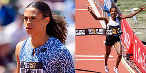 Sydney McLaughlin-Levrone shares raw reaction to Faith Kipyegon's world record at Prefontaine Classic