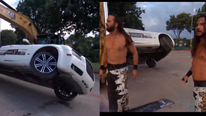 Ex-WWE star destroys The Young Bucks' limousine in shocking AEW Dynamite ending