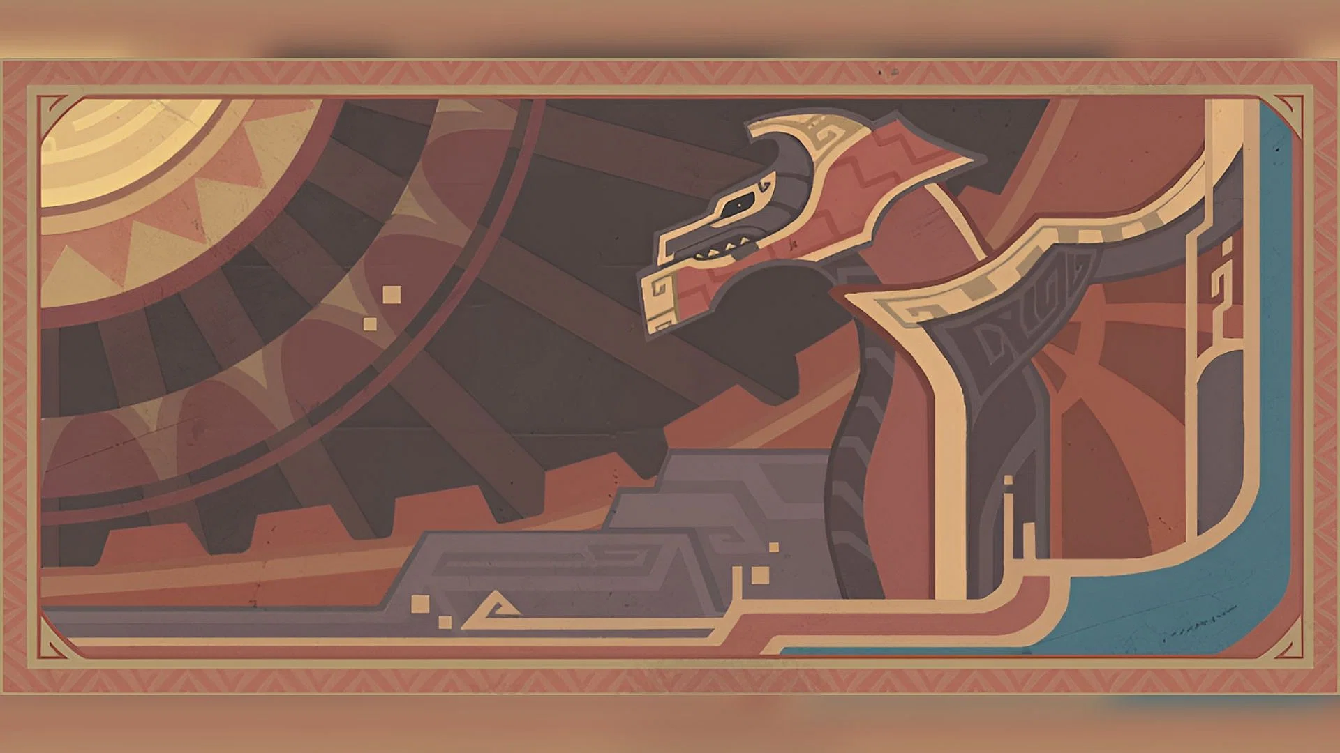 In-game namecard depicting Xiuhcoatl (Image via HoYoverse)