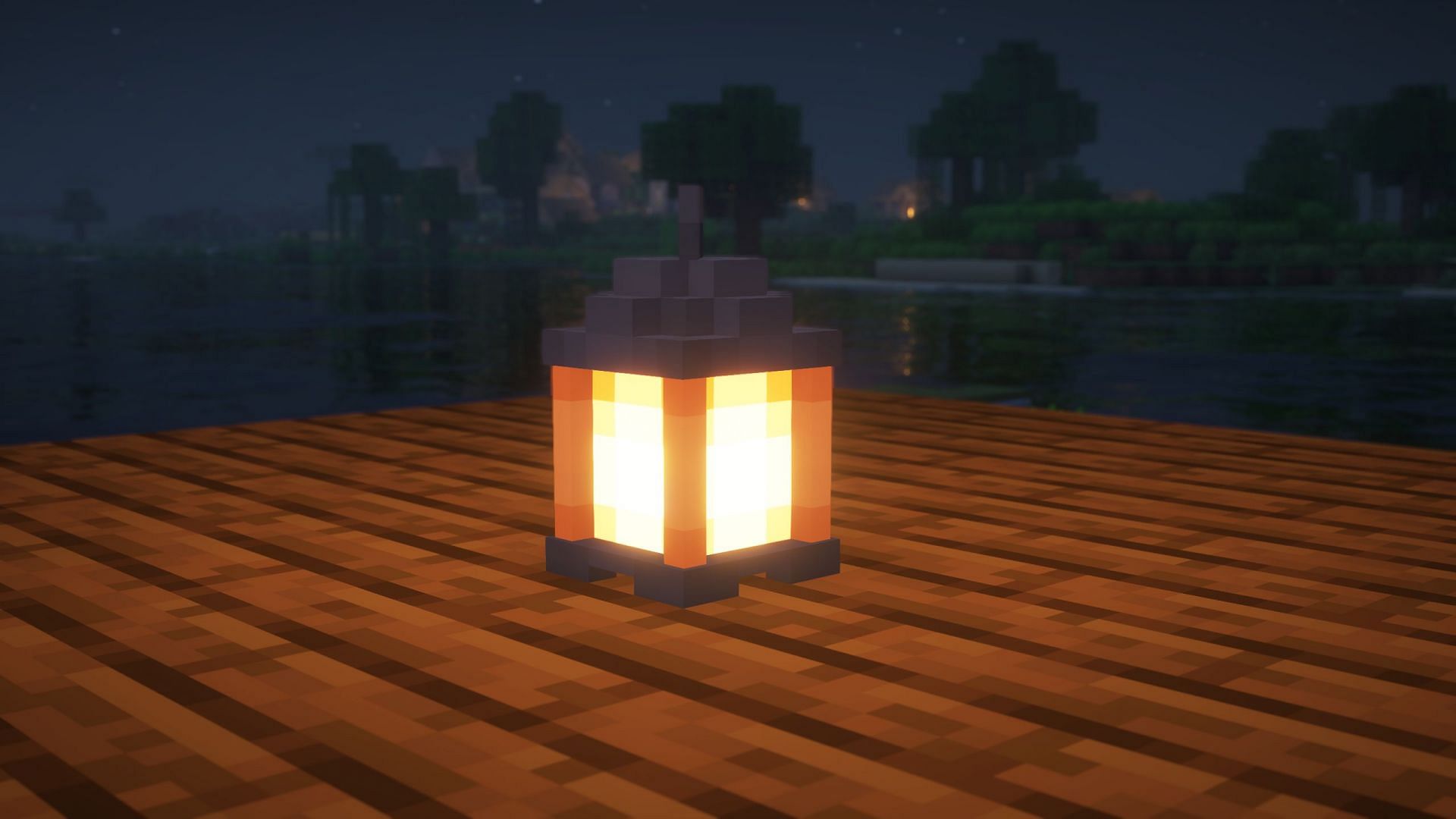 Better lantern makes lanterns textures 3D (Image via Sportskeeda Gaming || Mojang Studios)