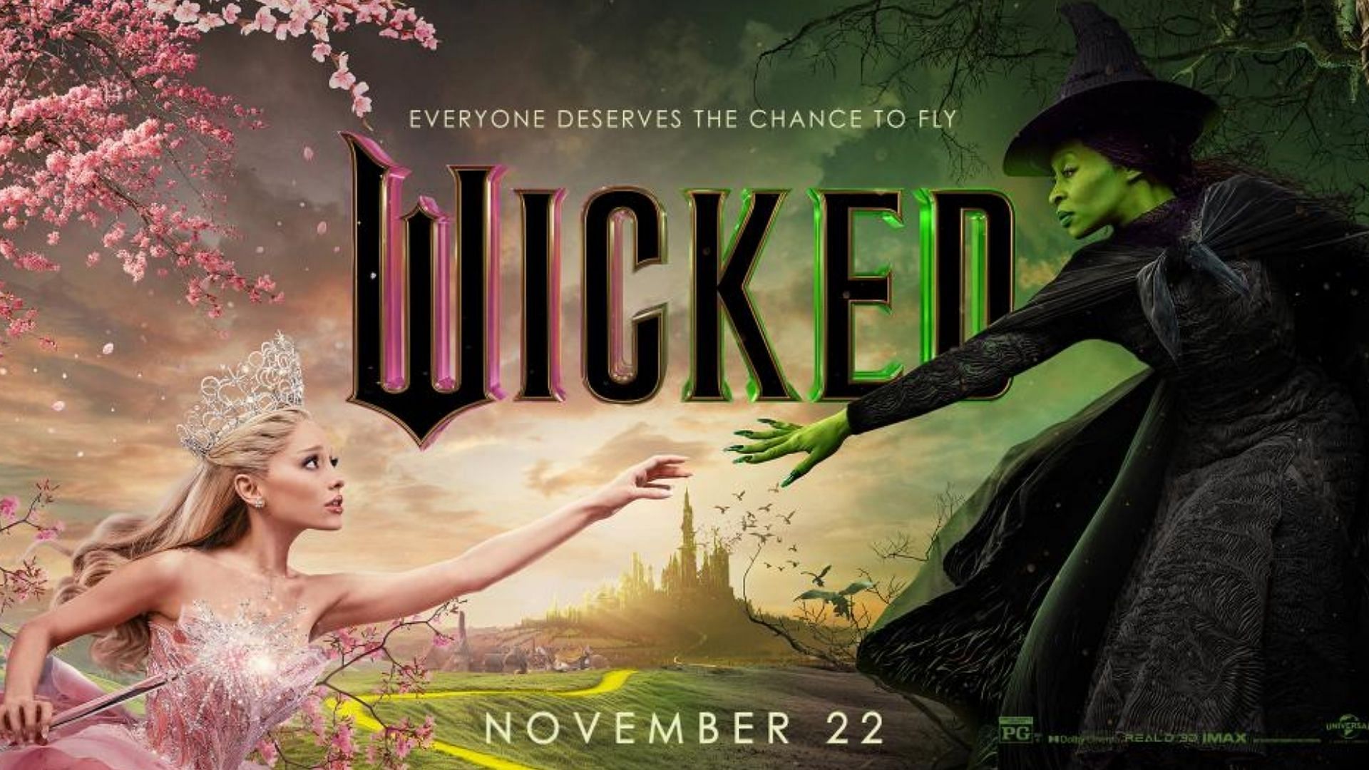 Ariana Grande and Cynthia Erivo star in Wicked (Image via NBCUniversal)