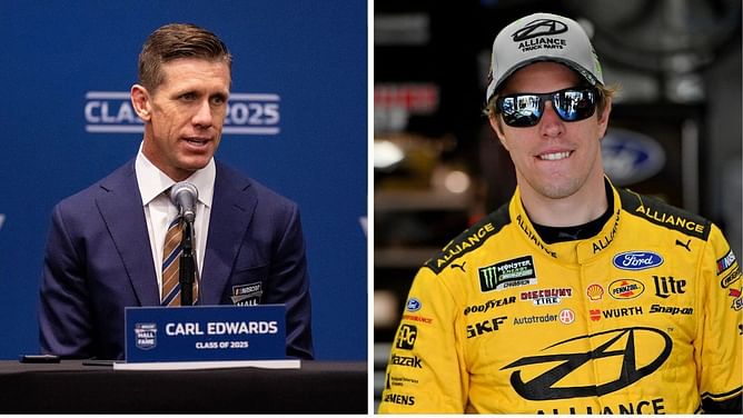 "I'm not gonna let somebody take advantage of me": When Carl Edwards felt justified as NASCAR penalized Brad Keselowski alongside him