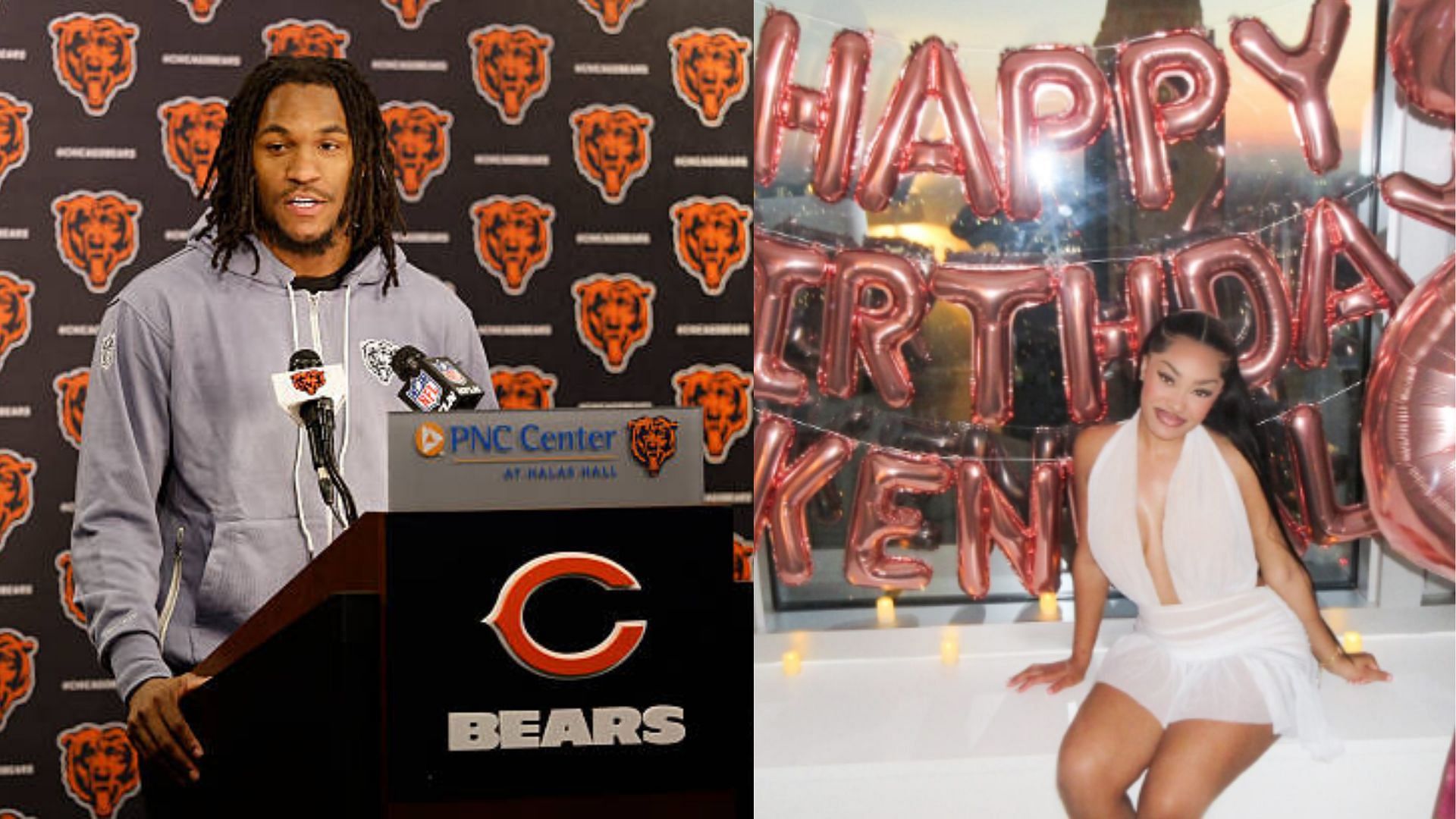 Luther Burden III showed his appreciation for girlfriend Kendall on her birthday. (Photos via Getty Images/ HawaiianKaayy on IG