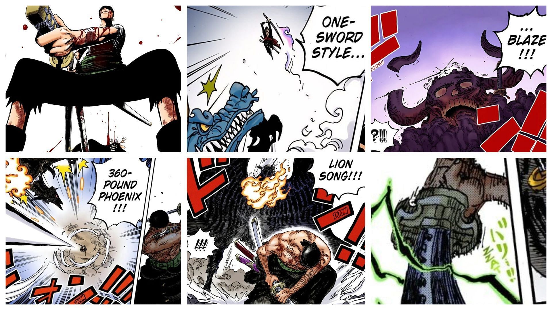 Zoro&#039;s One Sword Style as seen in One Piece (Image via Shueisha)