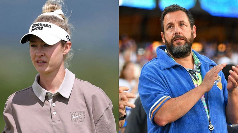 Nelly Korda and Adam Sandler