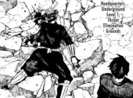 The armored Samurai Hishaku sorcerer (Image via Shueisha)