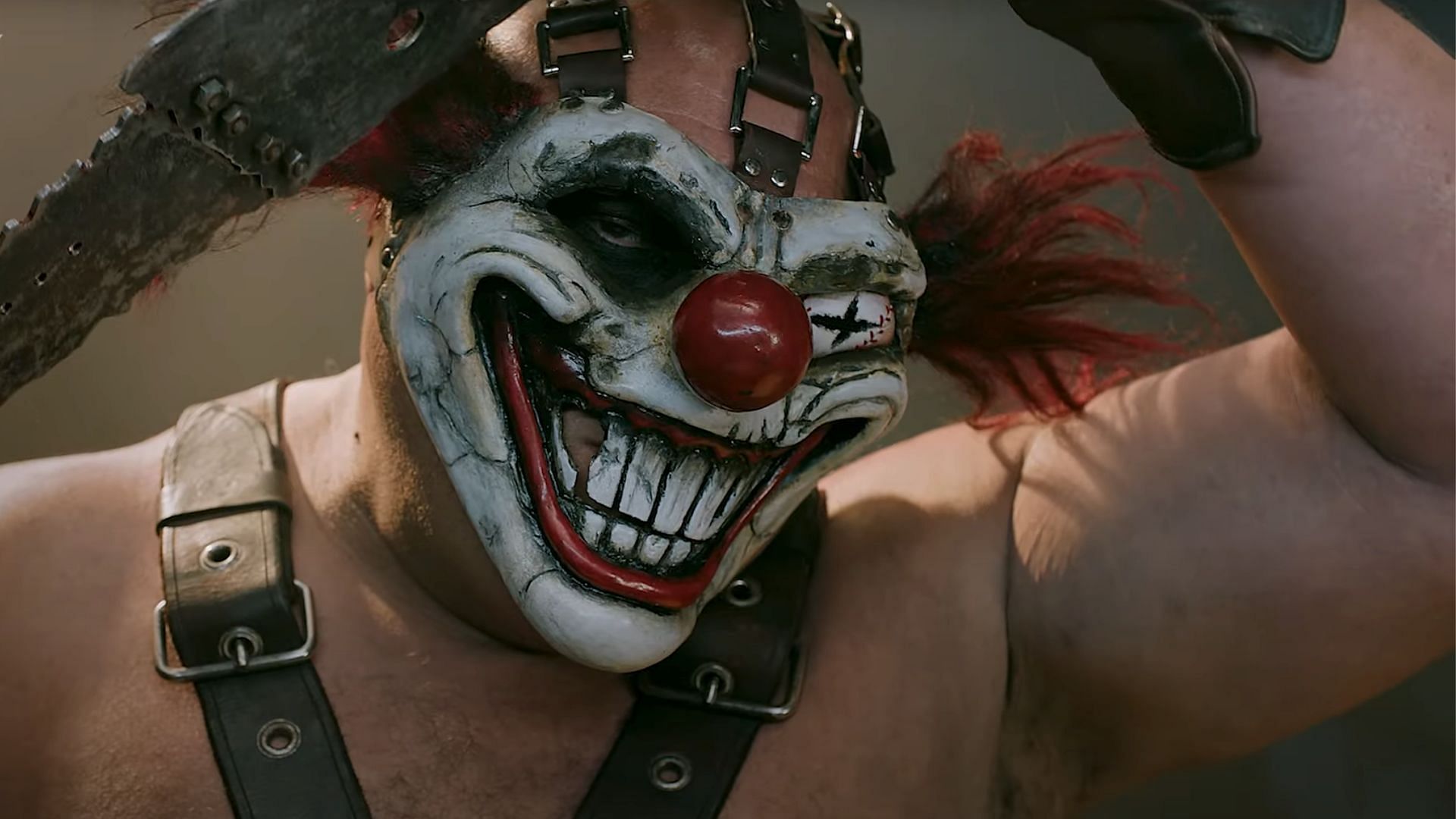 Joe Seanoa plays Sweet Tooth with Will Arnett providing the voice (Image via YouTube/Peacock)