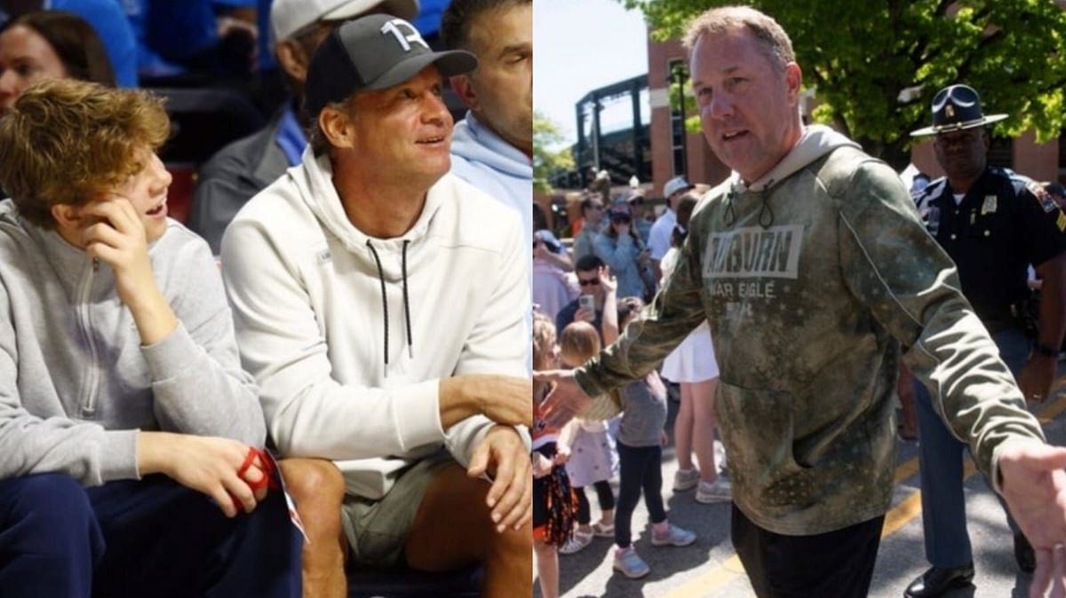 2 days after trolling Hugh Freeze, Ole Miss HC Lane Kiffin begins 4th of July celebrations by going fishing with his son Knox