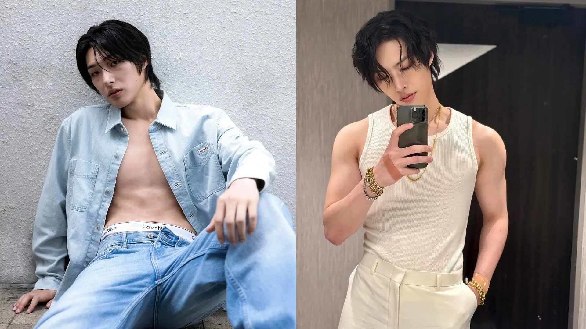 Mingi of ATEEZ graces a new campaign for Calvin Klein (Images via Instagram/fixon_n_on)