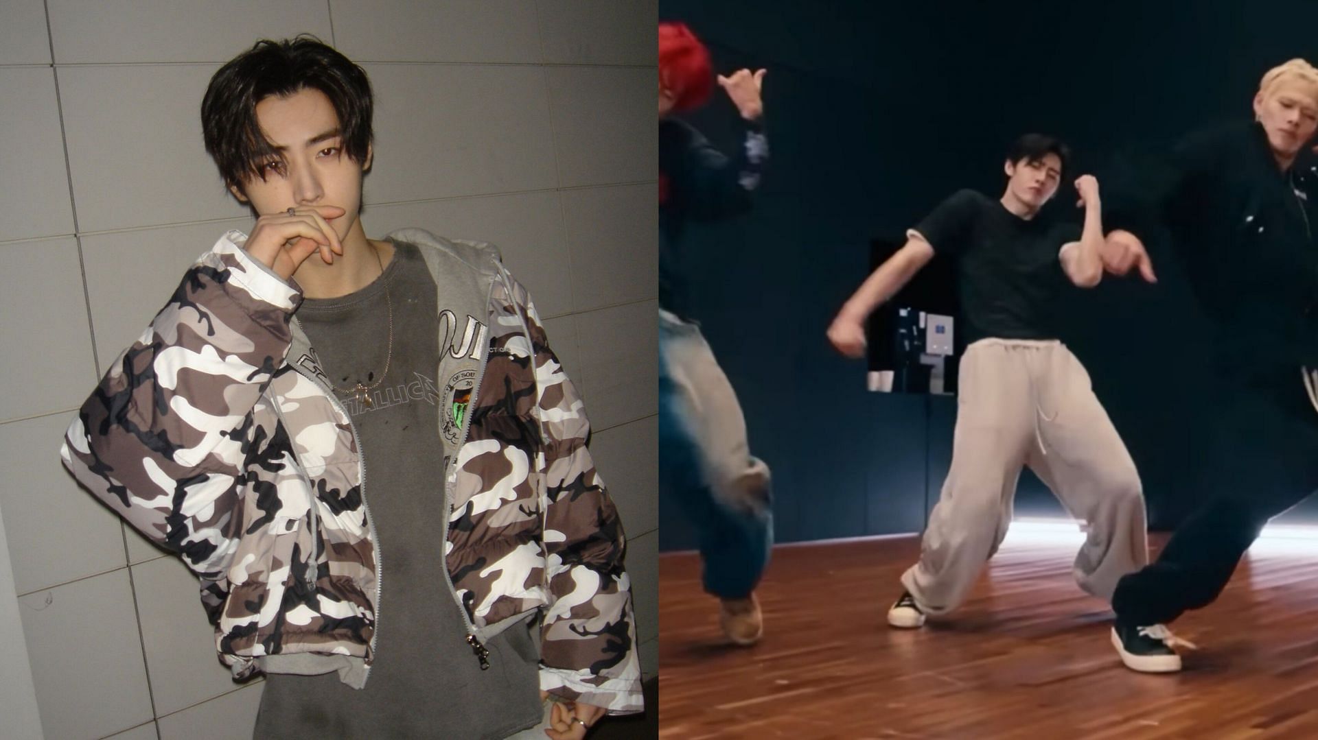 Sunghoon Walk&rsquo; from ENHYPEN&rsquo;s OUTSIDE choreography goes viral (Images via YouTube/@ENHYPENOFFICIAL &amp; X/@ENHYPEN_members)